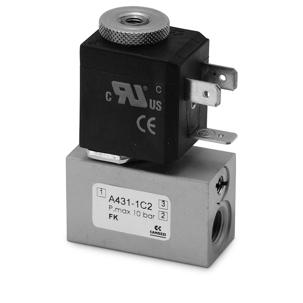 Series A Direct Operated Solenoid Valves - Threaded Body - Rapid